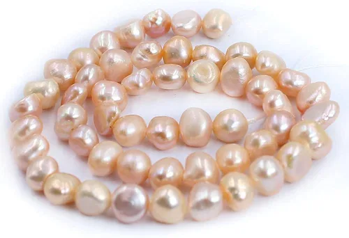Fabricación de joyas natural de 0.276-0.315 in de forma libre barroco blanco rosa púrpura mezclado gris marrón negro cultivado de agua dulce