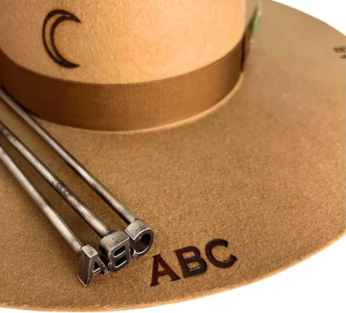 Kit de planchas de acero para sombreros, quema de madera, manualidades para principiantes y adultos de 1/2 pulgada