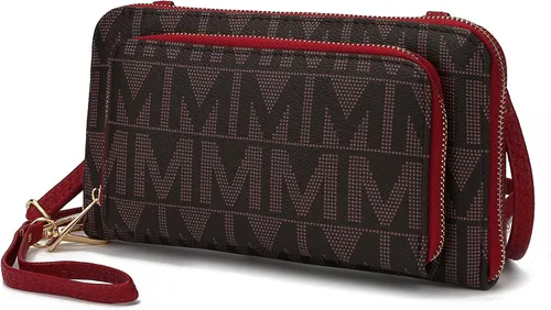 Miniatura 20 de MKF Collection Bolso cruzado para mujer, diseño de mensajero, cartera de mano