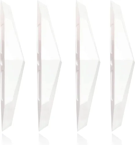 4 calcomanías protectoras de borde de puerta lateral de automóvil, compatibles con camioneta, camioneta, camioneta. Colisión puede hacer ruido Blanco