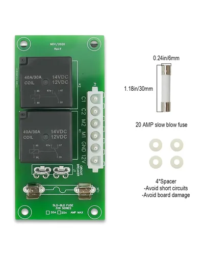 Miniatura 2 de Tablero de control de relé deslizante RV compatible con Power Gear Reemplazar 14-1130 140-1130 14-1096 246063 368859 Tablero de control