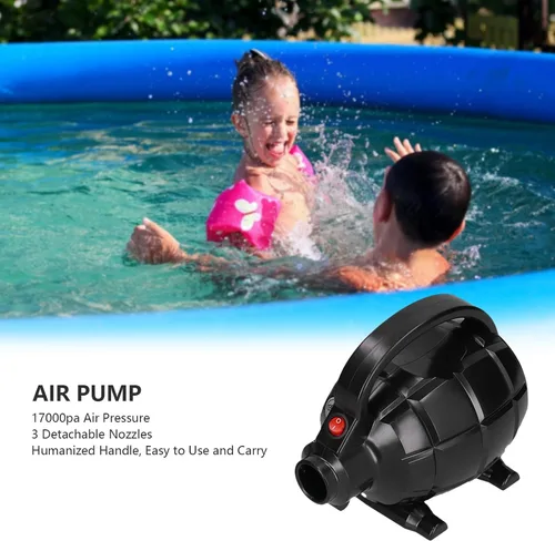 Miniatura 7 de Walfront Bomba de aire JZ-505, 17000pa 600W de alta presión de alta capacidad multifunción bomba eléctrica para colchones inflables