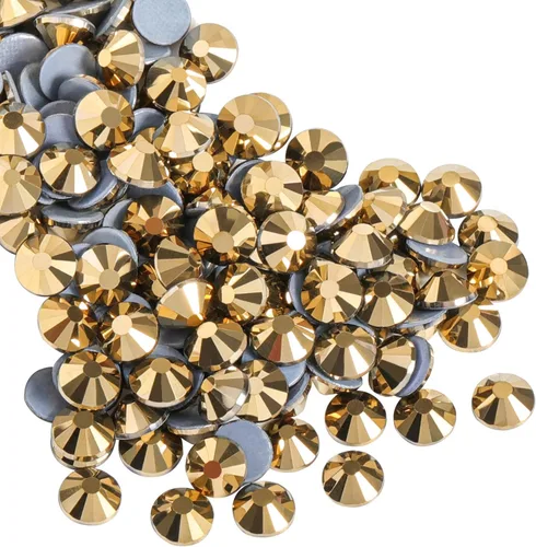 Miniatura 48 de Beadsland Hotfix - 2880 diamantes de imitación de cristal con parte trasera plana para manualidades, ropa, decoraciones de bricolaje, cristal AB