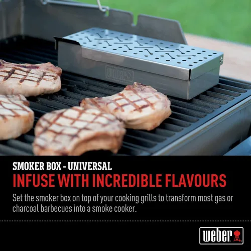 Miniatura 3 de Weber Caja universal para ahumar de acero inoxidable