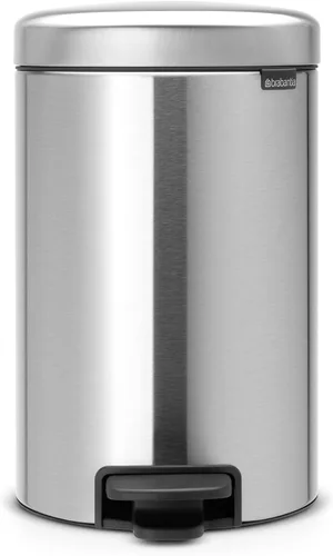 Miniatura 38 de Brabantia NewIcon - Cubo de basura con pedal de cierre suave para cocina, con cubo extraíble, 3.2 galones, azul soñado Azul (Dreamy Blue)