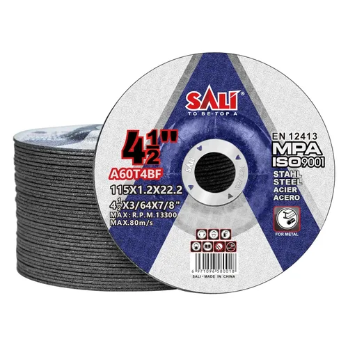 Miniatura 14 de SALI Paquete de 100 ruedas de corte de 4 1/2 pulgadas de 4-1/2 x 3/64 x 7/8 pulgadas para metal y acero inoxidable, rueda de corte con amoladora