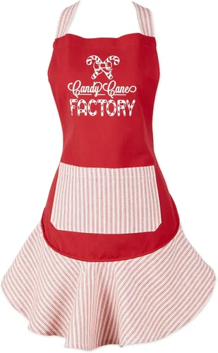 DII Delantal de cocina de Navidad ajustable para mujer, tamaño adulto para cocinar, hornear, manualidades y entretenimiento