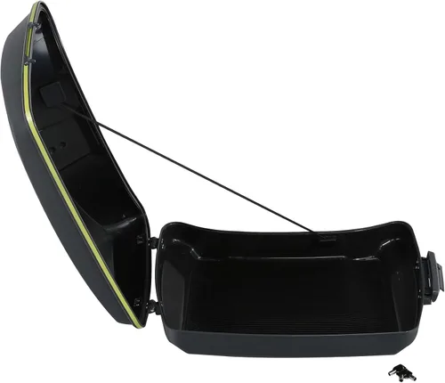 Miniatura 8 de Maletero de afeitar verde manzana/gris cañón de 5.5 pulgadas para modelos Harley Touring 2014-2023 Road King FLHR Road Glide FLTRX Street Glide FLHX