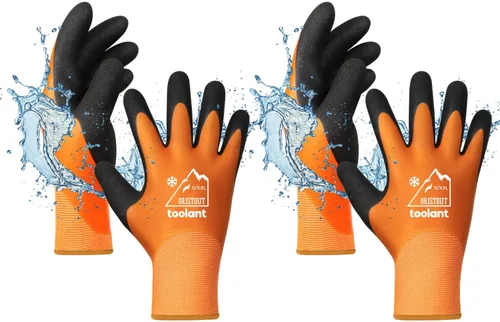 Miniatura 19 de Guantes de trabajo de invierno impermeables para hombres y mujeres, pantalla táctil, guantes para congelador, aislados térmicamente, para clima frío