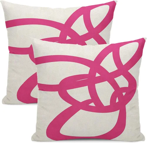Miniatura 47 de Fundas de Almohada con Estampado de Antílope 16x16 Pulgadas Paquete de 2, Fundas de Almohada Decorativas con Estampado de Piel de Animal Marrón