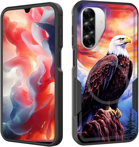 Miniatura 37 de Funda magnética para Galaxy A16 5G, [compatible con MagSafe] [protección contra caídas de grado militar] Funda resistente a prueba de golpes