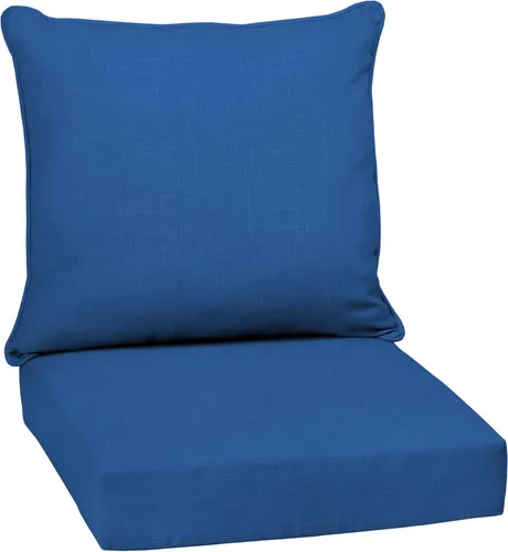 Miniatura 139 de Arden Outdoor Deep Seat Cushion Set, 24 x 24 pulgadas, Cojín para exteriores resistente al clima, a la lluvia y a la decoloración para silla, sofá