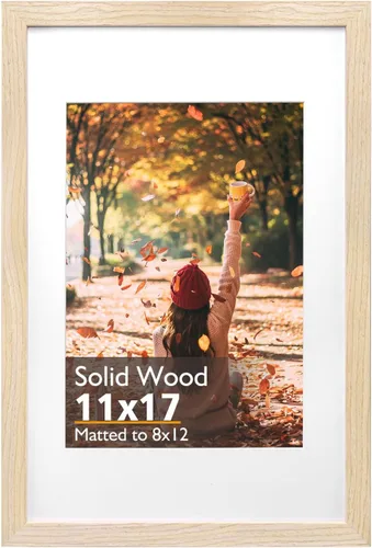 Miniatura 123 de KINLINK 3.5x5 Picture Frame, Ash Black Solid Wood Frame with Plexiglass for Table Top and Wall Mounting, Photo Frame for Horizontal or Vertical