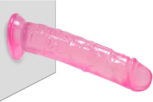 Miniatura 9 de Consolador realista, consolador de cristal de 8.5 pulgadas con base de ventosa fuerte, juego manos libres, material seguro para el cuerpo y juguetes