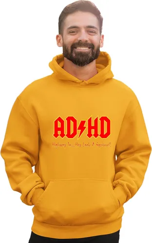 Miniatura 31 de Go All Out Sudadera con capucha para hombre y mujer con texto en inglés "Highway To Hey Look A Squirrel
