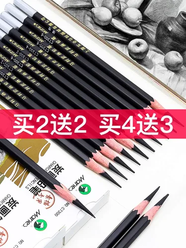 Miniatura 9 de YYMIYU Lápiz de pintura de carbón Lápices de dibujo de carbón 12 piezas duro