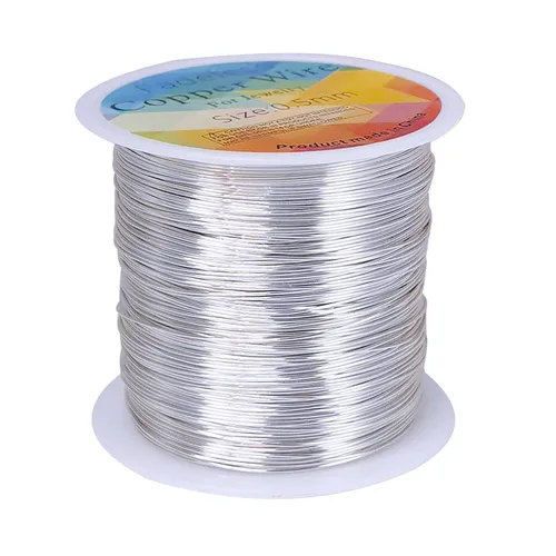 Miniatura 43 de Alambres de cobre resistentes al deslustre de 65.6 pies, alambre de cobre para electrocultura en jardinería, alambre de cobre de calibre 16, cables