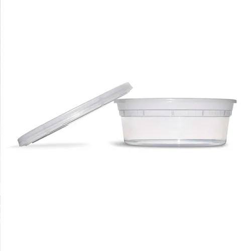 Miniatura 2 de TRiPAK TD40008 Contenedor de plástico con tapa, 8 oz. (Paquete de 240)