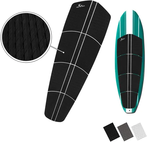 12 piezas de espuma EVA de alta calidad para tabla de surf, almohadilla de tracción antideslizante y recortable, hoja adhesiva 3M para tabla larga,