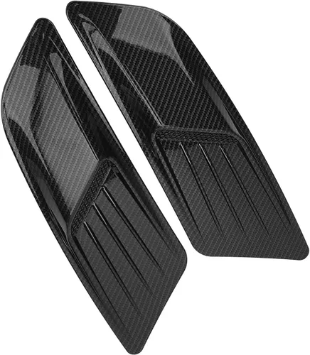 Miniatura 6 de Par universal de ajuste de fibra de carbono para ventilación de aire de campana para 2015-2017