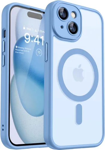 Miniatura 115 de CANSHN Funda magnética compatible con iPhone 17 Pro, mejorada [protección completa de la cámara] [compatible con Magsafe] [mate translúcido] funda