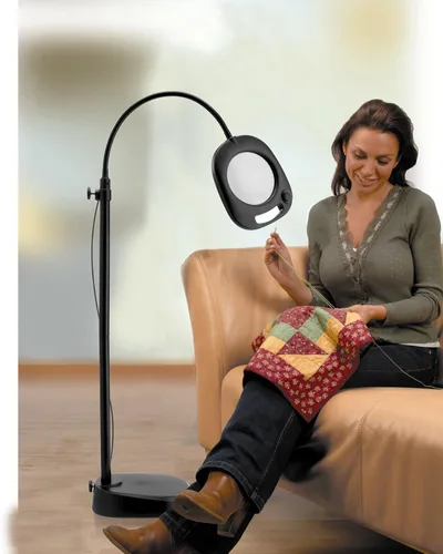Miniatura 6 de Daylight Company - Lámpara de pie LED y lámpara de mesa, lámpara de pie para sala de estar, dormitorio, salón, oficina, control táctil, brazo Negro