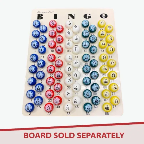 Miniatura 8 de MR CHIPS Reemplazo profesional de 1.5 pulgadas (1.496 in) – Pelotas estilo ping pong para máquina de bingo electrónica o jaula de bingo – Bolas