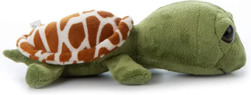 Miniatura 2 de The Petting Zoo Peluche de tortuga marina, regalos para niños, animales del océano de ojos brillantes, juguete de peluche de tortuga marina de 9