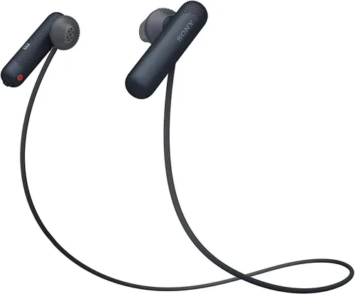 Sony WI-SP500 Auriculares deportivos intrauditivos inalámbricos, auriculares Bluetooth, negro (versión internacional)
