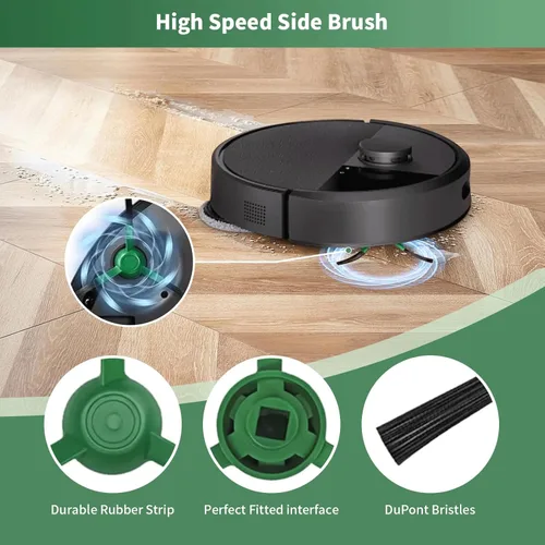 Miniatura 4 de 27 piezas de repuesto para iRobot Roomba Plus 505 Combo/405 Combo Robot Aspirador, el kit de accesorios incluye 2 cepillos principales, 6 bolsas