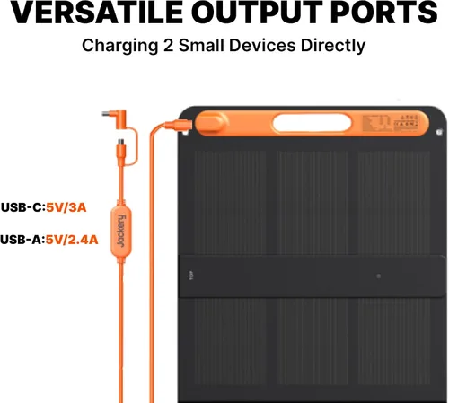 Miniatura 5 de Jackery SolarSaga - Panel solar portátil de 200 W, paneles solares bifaciales plegables IP68, compatible con la estación de energía Jackery Explorer