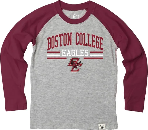 Miniatura 10 de Wes and Willy NCAA playera raglán de manga larga para niños