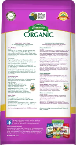 Miniatura 3 de Espoma Organic Flower-Tone 3-4-5 Alimento vegetal natural y orgánico; bolsa de 4 libras; fertilizante orgánico para flores, anuales, plantas