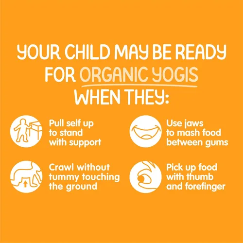 Miniatura 6 de Happy Baby Organics Yogis Snacks liofilizados de yogur y frutas, plátano y mango, bolsa de 1 onza (paquete de 8) el embalaje puede variar