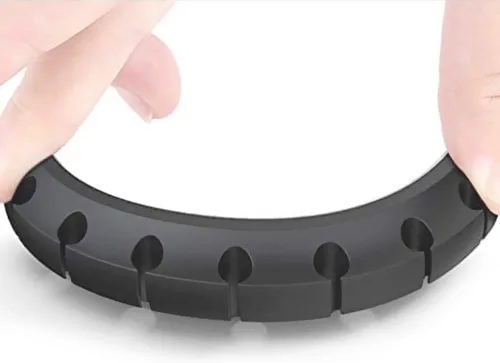 Miniatura 7 de SOULWIT Clips de soporte para cables, paquete de 3 clips organizadores de cables de silicona autoadhesivos para escritorio, cable de carga USB