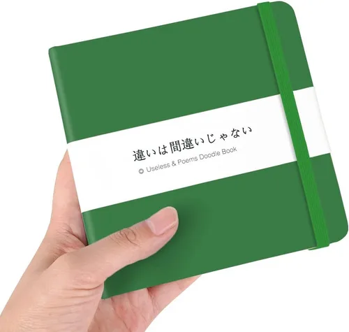 Miniatura 6 de Mifuner Cuadrado pequeño de 5 x 5 2.82 oz/m², páginas en blanco, cuadernos de bocetos, diario de viaje, tapa dura, cuaderno de escritura de pintura