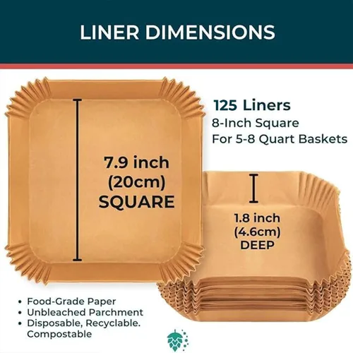 Miniatura 8 de Cathy Yoder's Pine and Pepper - Juego de sábanas magnéticas de temperatura para freidora de aire y forros para freidora de aire, 125 piezas