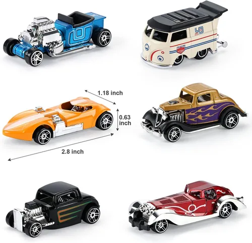 Miniatura 5 de haomsj Juguetes de coche para niños, 9 piezas, camión de remolque de juguete y vehículo de transporte urbano, camión de transporte con autos