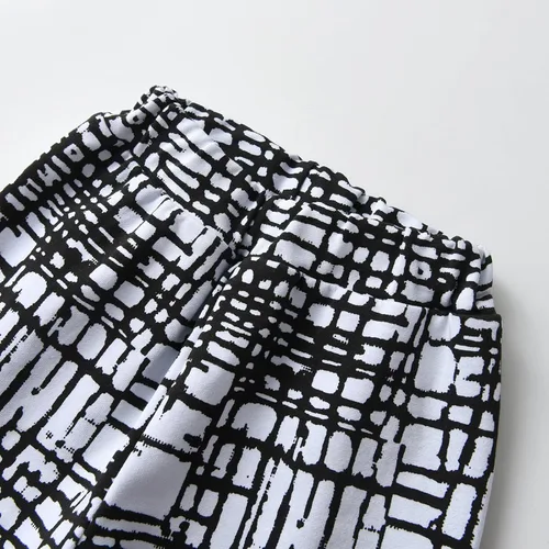 Miniatura 5 de Eghunooy Conjunto de ropa de manga larga con capucha y pantalones para bebés y niños pequeños