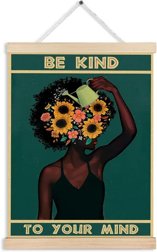 Miniatura 9 de Póster artístico de pared con texto en inglés "I I'm Fine Everything is Fine" con diseño de gatos negros con texto en inglés "I Fine Everything is