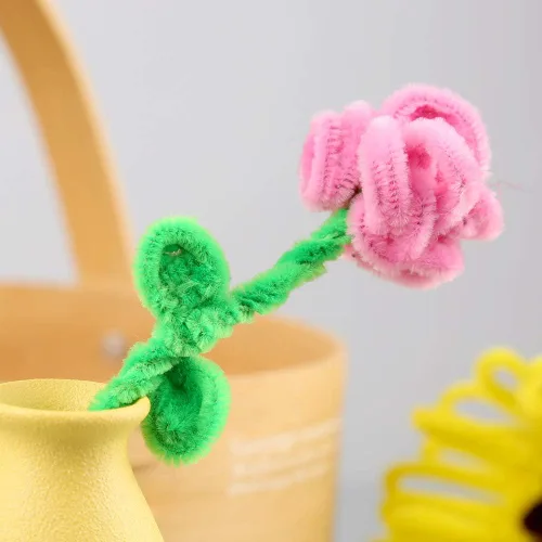 Miniatura 47 de Zlulary Juego de 100 limpiapipas de chenilla, de color sólido, para limpiar tuberías, manualidades, manualidades, decoración, tallos de felpilla Gris