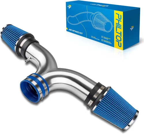 Miniatura 49 de PHILTOP Kit de entrada de aire frío de 3.7" Sistema compatible con Ford F250/F350/F450/F550 Super Duty 2003 2004 2005 2006 2007 V8 6.0L, Excursion