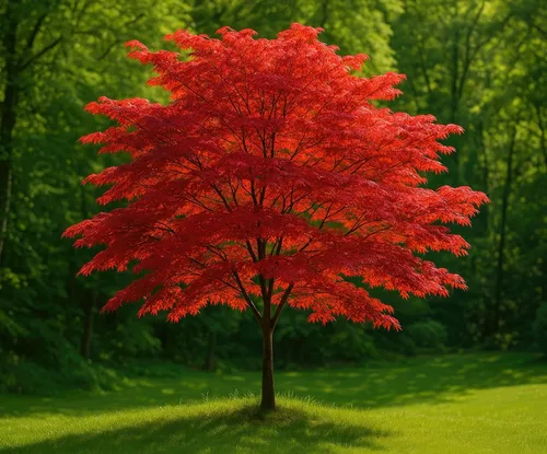 Plántulas de planta de árbol de arce rojo a granel para cultivar | Plántulas de un año bien enraizadas listas para plantar - Planta en primavera u
