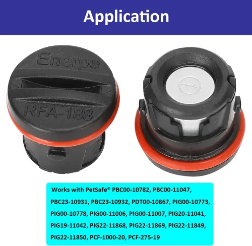 Miniatura 4 de RFA-188 - Batería de repuesto de alta capacidad compatible con collares PetSafe, paquete de 4