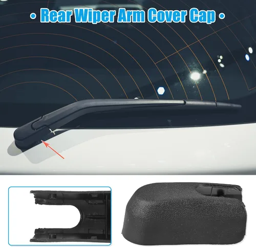 Miniatura 2 de ACROPIX Tapa de tuerca de brazo de limpiaparabrisas trasero para Mazda 3 - Paquete de 1 color negro