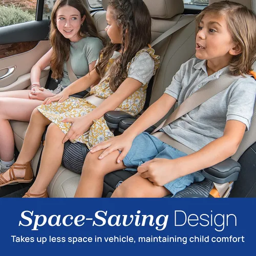 Miniatura 4 de Chicco GoFit ClearTex Plus Asiento Elevador para Automóvil sin Respaldo, Sistema de Anclaje LATCH, Liberación Rápida LATCH, Asiento Elevador Puesta