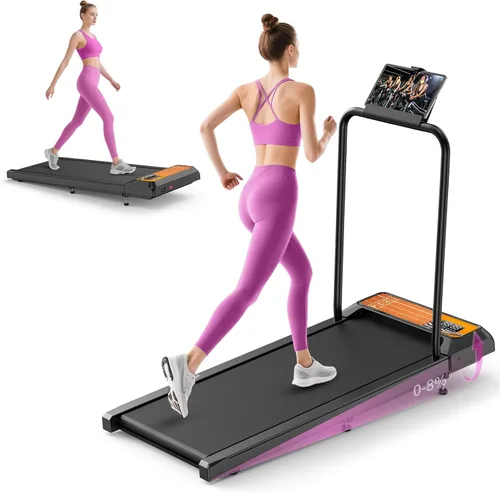 Walking Treadmill Pad with Incline, Walking 2.5HP for Home and Office, 265Lbs Weight Capacity, Treadmill with APP & Remote Control, LED Display