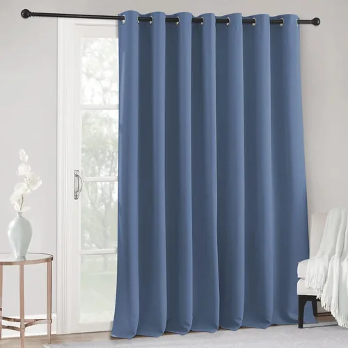 Miniatura 32 de RYB HOME - Cortinas opacas para patio - Cortinas con ojales sólidos, paneles de ventana grandes, eficiencia energética, cortinas de privacidad