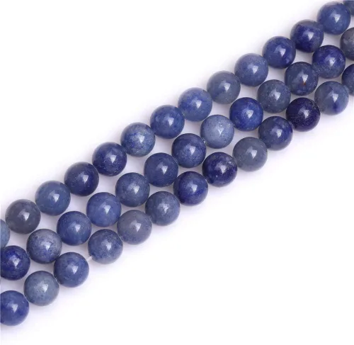 Miniatura 25 de JOE FOREMAN Cuentas de aventurina naranja para hacer joyas, piedras preciosas naturales semipreciosas de 0.394 in, redondas de 15 pulgadas