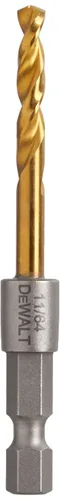 Miniatura 2 de DEWALT DD5116 Impact Ready - Broca recubierta de nitruro de titanio, 1/4